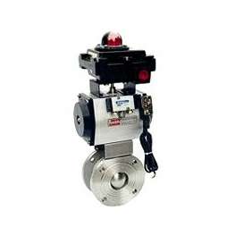 气动对夹式球阀 气动对夹式球阀